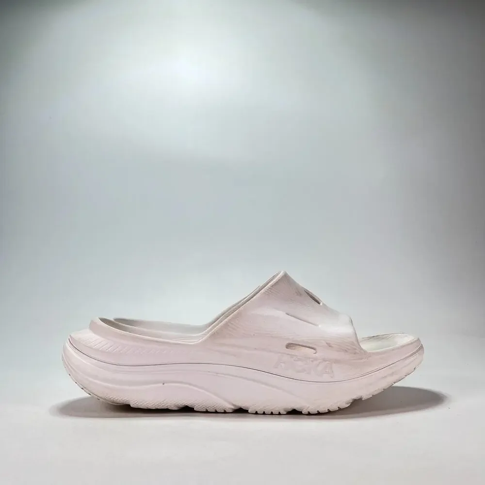 HOKA ORA Recovery Slide 3 White Casual Slip On Open Toe Sandals Men's Size 9
